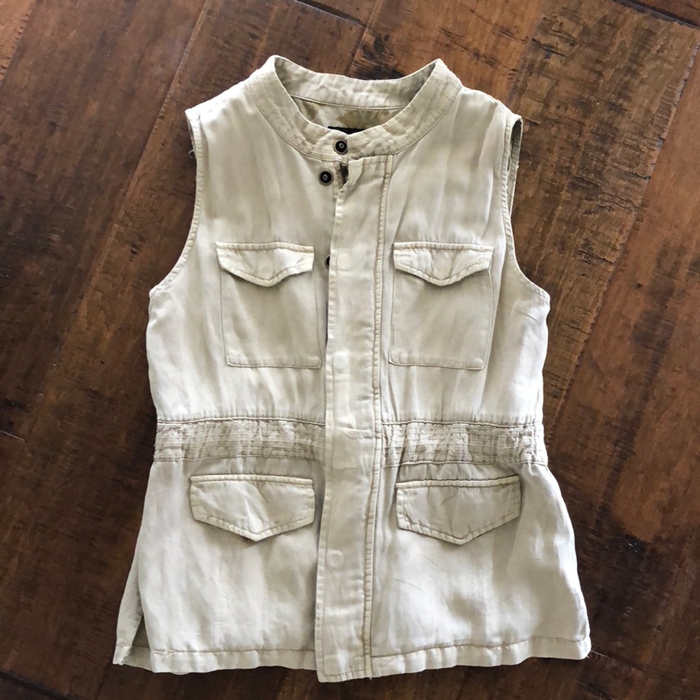 Sanctuary army green vest